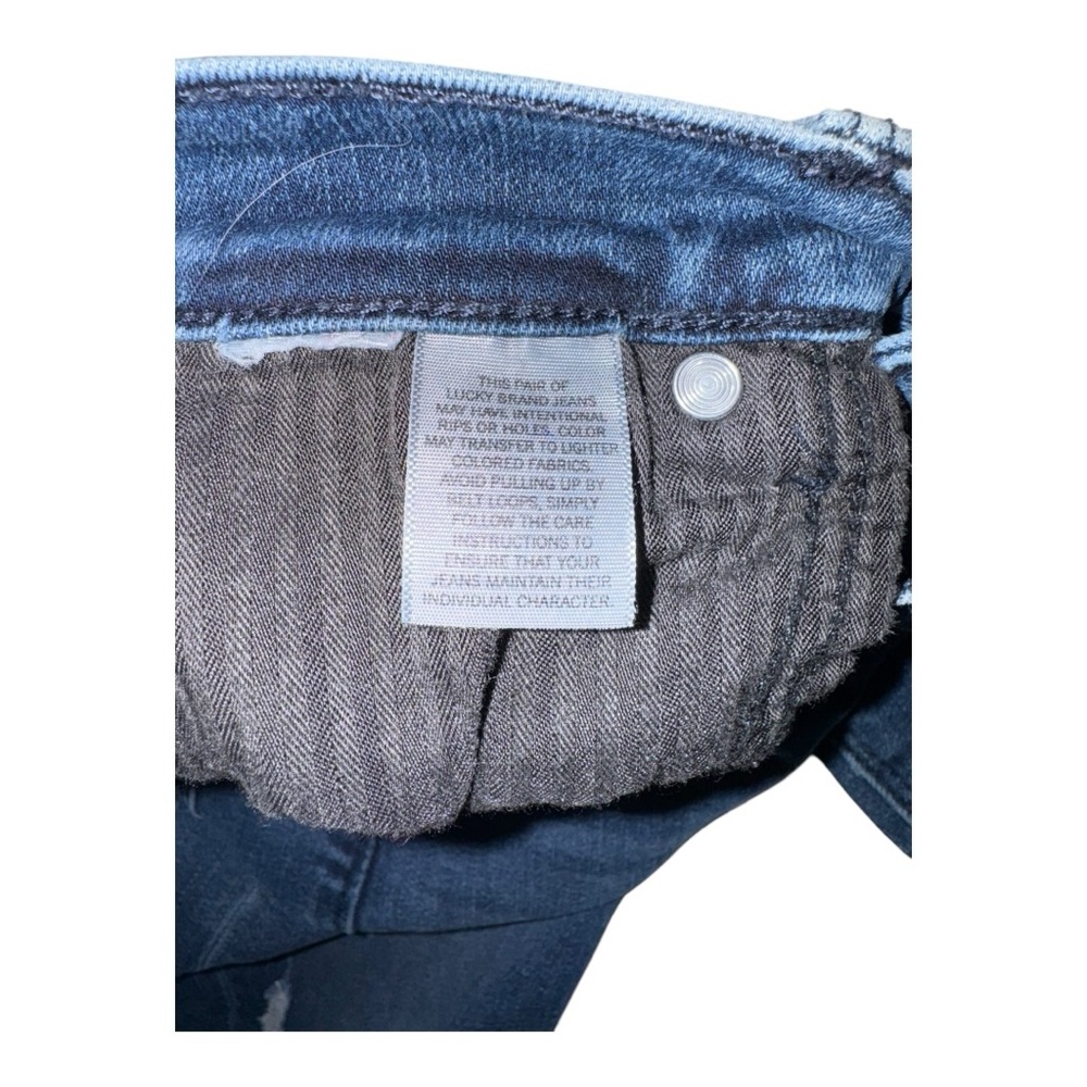 Lucky Jeans Brooke Legging Jean Unfinished Hem Stretch Denim Size 2 / 26 Ankle - Picture 8 of 9